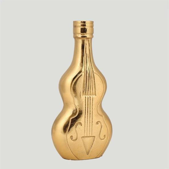 Vitale Metal Küçük Çello Dekor 8*15*33 cm ürün görseli 1