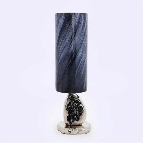 Vitale Swırl Cam Metal Vazo 12.7*16 cm