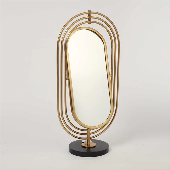 Vitale Mermer Pirinç Ayna 20*36*72 cm
