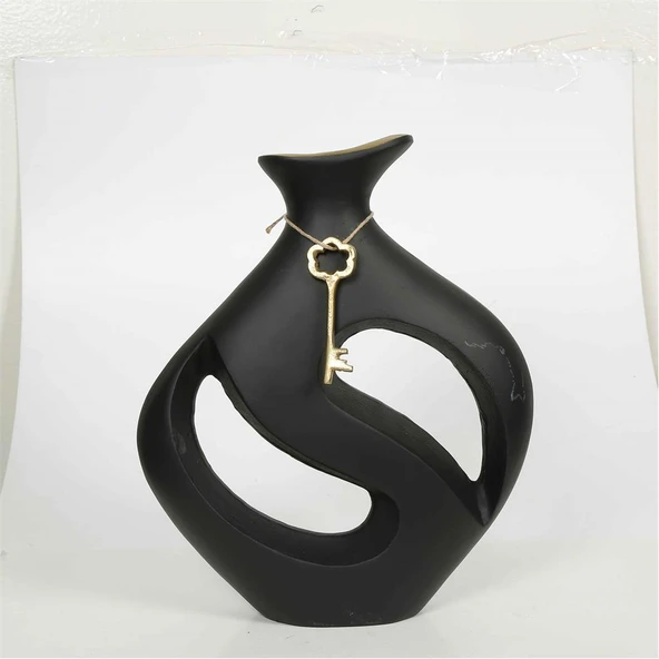 Vitale Metal Anahtar Damla Vazo 11*32*38 cm ürün görseli 1