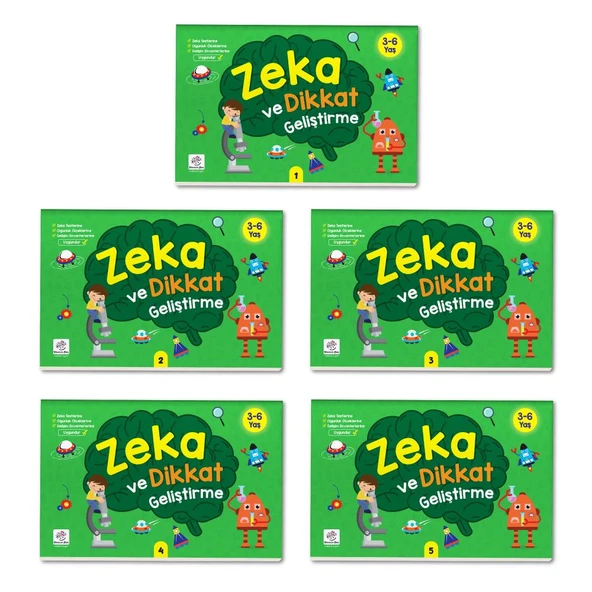 3-6 Yaş Zeka ve Dikkat Geliştirme Seti - 2