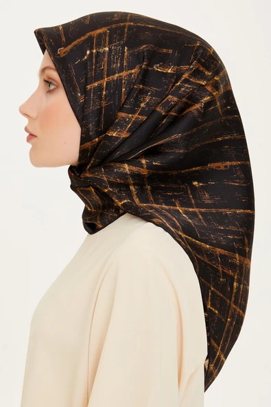 Armine E24KA9258D0202 Dj Saf İpek Eşarp 9258D (T) - Resim 3