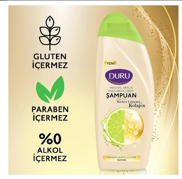 Duru Şampuan Kolajen & Misket Limonu 500 ml - 2