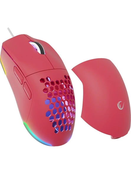 Rampage Blink Pembe RGB Optik Kablolu Oyuncu Mouse