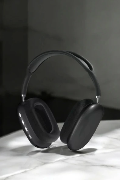 P9 Plus Kulaklık Siyah Bluetooth Bağlantılı Kulak Üstü Kablosuz - 3
