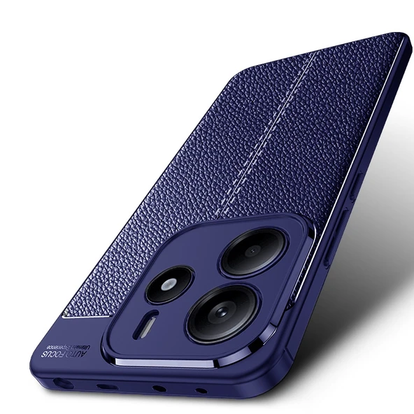 Xiaomi Redmi Note 14 4G Kılıf Deri Tarzı Niss Silikon Case Kapak - 3