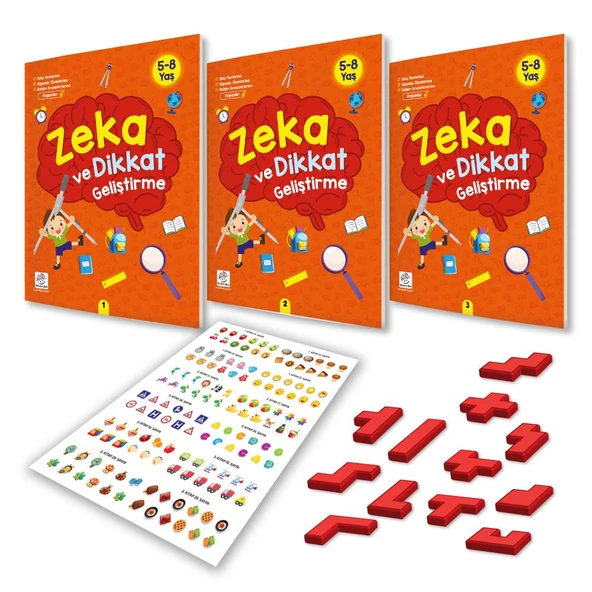 5-8 Yaş Zeka ve Dikkat Geliştirme Seti - 2