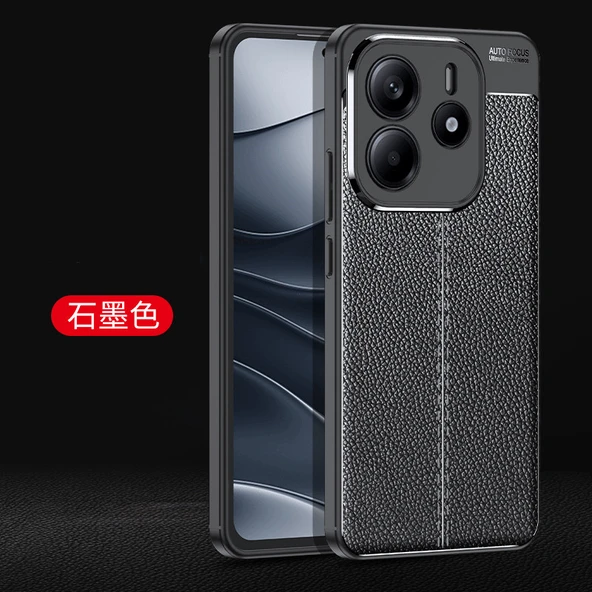 Xiaomi Redmi Note 14 4G Kılıf Deri Tarzı Niss Silikon Case Kapak - 9