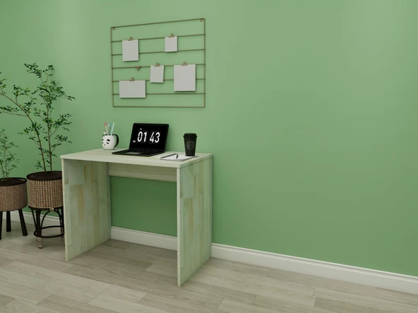 Işıltı Ahşap Ladin Çalışma Masası - 3