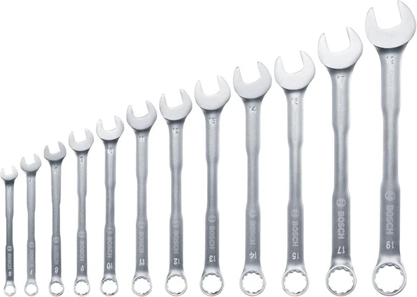 Açık Uçlu Kombine Anahtar Seti 12 Parça 1600A02Z9D - 2