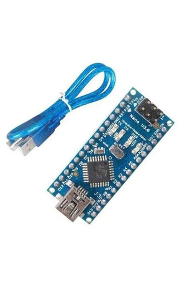 Arduino Nano V3.0 FT232 Chip + Mini USB Kablo