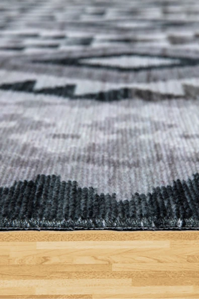 EFES 2306 İskandinav Yumuşak Doku Leke Tutmayan Modern Halı Kilim - 5