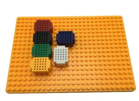 XF-25 6 Adet Ultra Mini Breadboard + Plaka