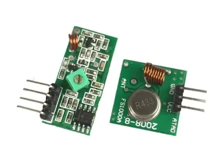 433 MHz RF Kablosuz Alıcı ve Verici Seti