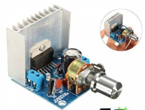 TDA7377 12V Çift Kanallı Amplifikatör Kartı ürün görseli 1