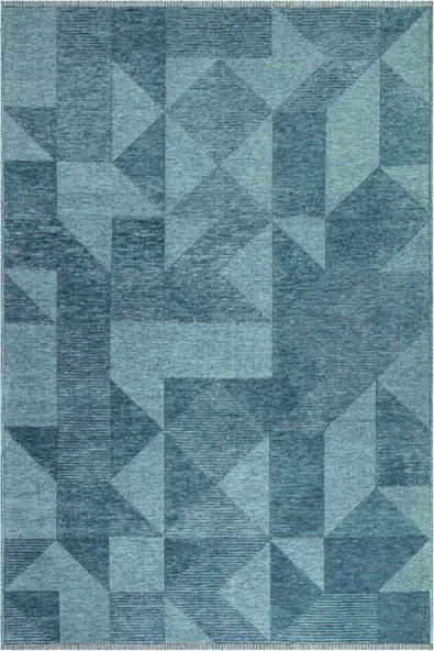 MONET 4127A Gri klasik Modern Toz Tutmayan Halı Kilim - 4