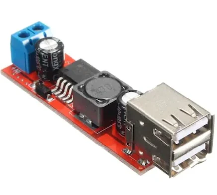Çift USB Çıkışlı 9V/12V/24V/36V - 5V 3A Step Down