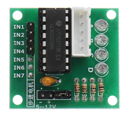 ULN2003 Yeşil Step Motor Sürücü Kartı ürün görseli 1