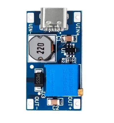 MT3608 Type C Soketli Step Up Modülü