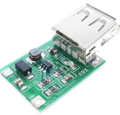Mini DC-DC 0.9V-5V u 5V 600A a Yükseltici USB Şarj Modülü