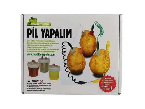 Kendimiz Pil Yapalım Deney Seti