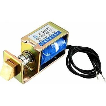 JF-S0837DL DC 12V 1A 10mm Haraketli 15N Solenoit Elektromıknatıs ürün görseli 1