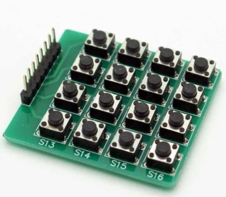 16 Butonlu 4x4 Matrix Tuş Takımı ürün görseli 1