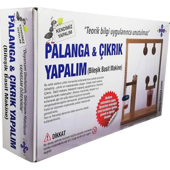 PALANGA ÇIKRIK YAPALIM DENEY SETİ ürün görseli 1