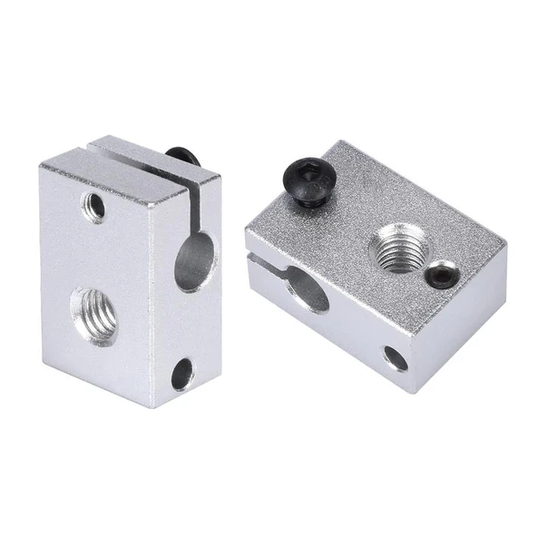 E3d V6 Alüminyum Isı Bloğu 23x16x12mm 3mm Termistör ile Uyumlu