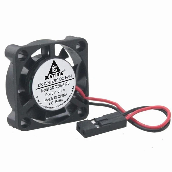 2507 24V 25x25x7mm Soğutucu Fan
