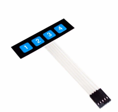 1x4 Membrane Matrix Tuş Takımı