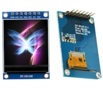 1.3" 240x240 SPI İletişimli IPS HD TFT ST7789 LCD OLED