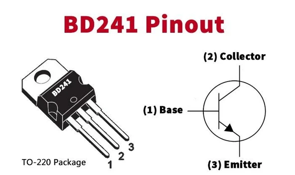 BD241 TRANSİSTÖR ürün görseli 1
