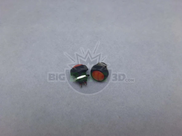 2 Bacaklı Yuvarlak DC-184 Push Buton - Resim 2