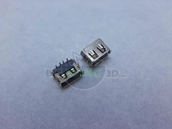 USB A Şase Tipi Konnektör - Yatık