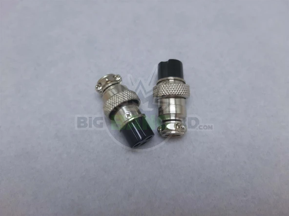 3'lü Mike Konnektör GX-16 - Dişi - 2