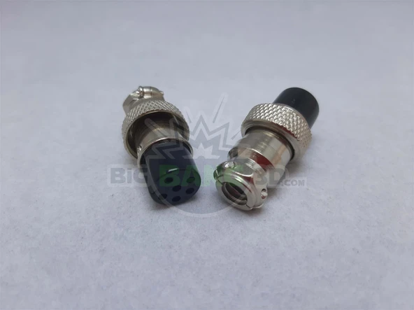 6'lı Mike Konnektör GX-16 - Dişi ürün görseli 1