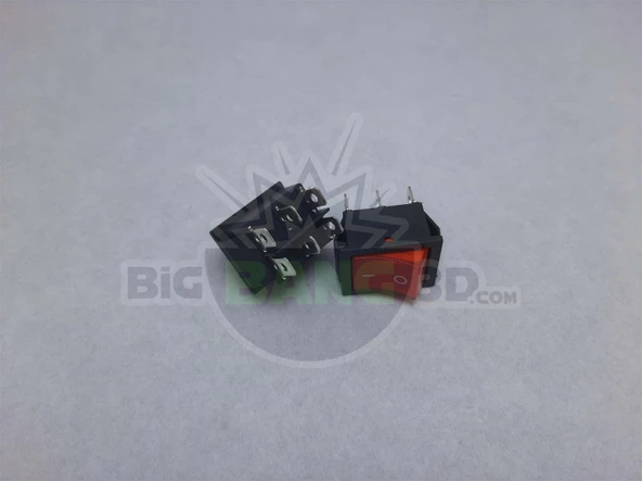 6 Bacaklı Işıklı On Off Anahtar ürün görseli 1