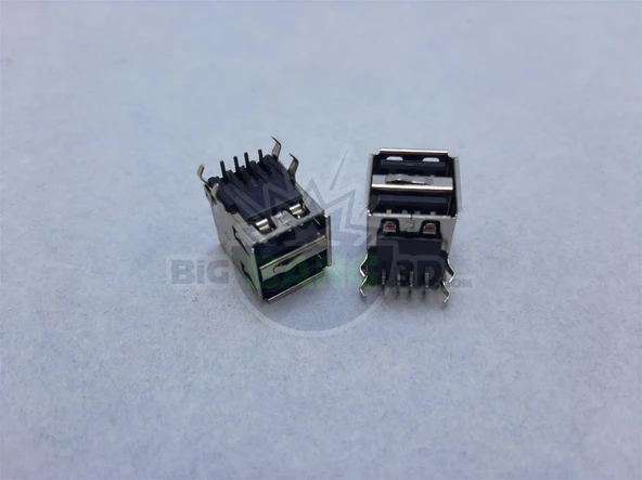 2'li Şase Tipi USB Konnektör (Yatık)