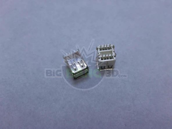 2'li Şase Tipi USB Konnektör (Dik) - 2