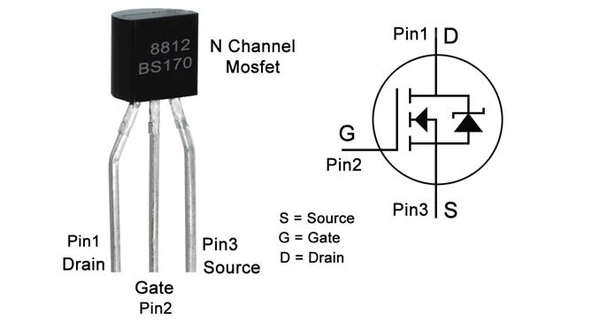BS170 N-CHANNEL MOSFET