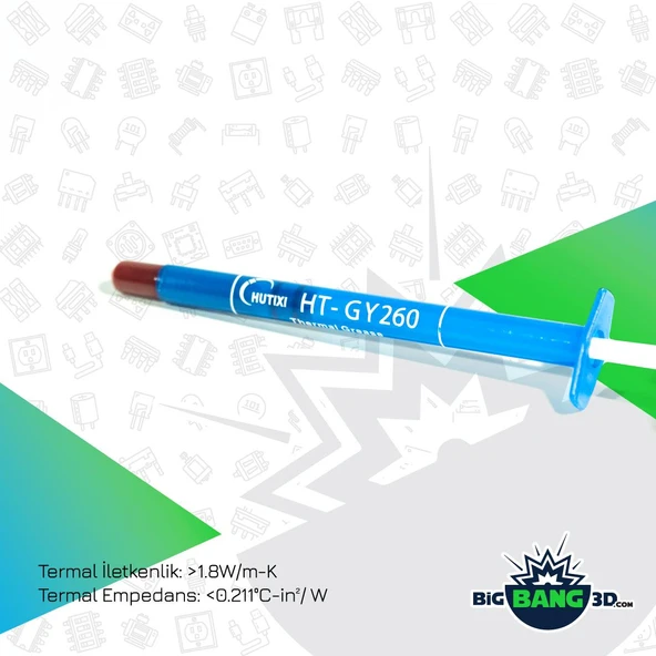 Termal Macun Şırınga Kolay Kullanım  1gr ürün görseli 1