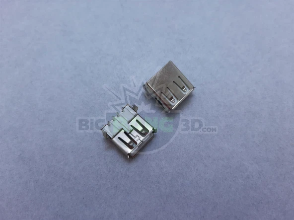 USB A Tipi Şase Konnektör (Yengeç Bacak - Yatık) - Resim 2