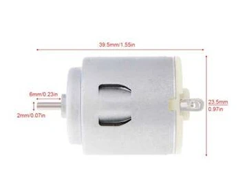 R260 Dc Motor 3-6V - Resim 2
