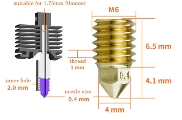 BambuLab Pirinc Cht Nozzle - 3