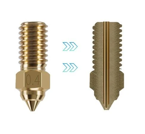 Elegoo Neptune 4 / 4 Pro Pirinc Nozzle 0.4mm - Resim 2