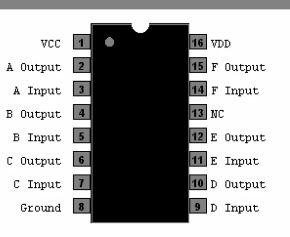 CD4010 CMOS ENTEGRE