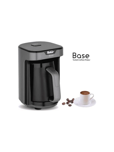 Fakir Base Türk Kahve Makinesi Işıklı Ve Sesli Uyarı Gri 535W