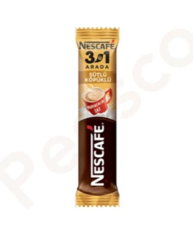 Nescafe 3ü1 Arada Sütlü Köpüklü Hazır Kahve 17,4 gr 48 adet - 2