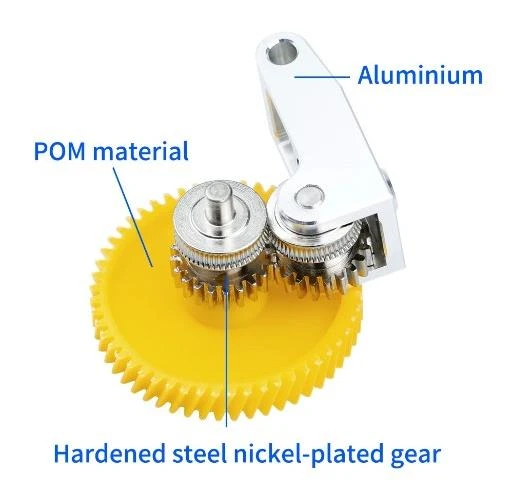 Bambulab P1P / P1S /X1 /X1C Uyumlu Sertleştirilmiş Çelik Extruder Dişlisi